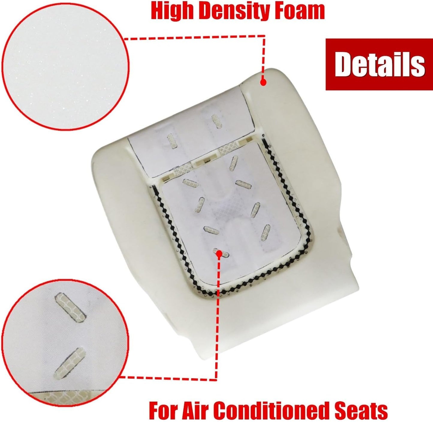 Cojín espuma asiento conductor Ford F