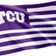 Bandera TCU ranas 3x5ft tela poliéster duradera