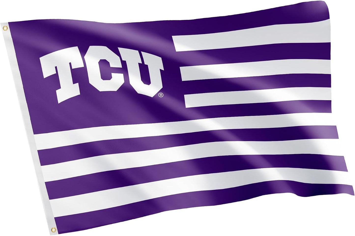 Bandera TCU ranas 3x5ft tela poliéster duradera