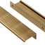 10 Manijas cocina 5" bronce champán tiradores cajones puerta