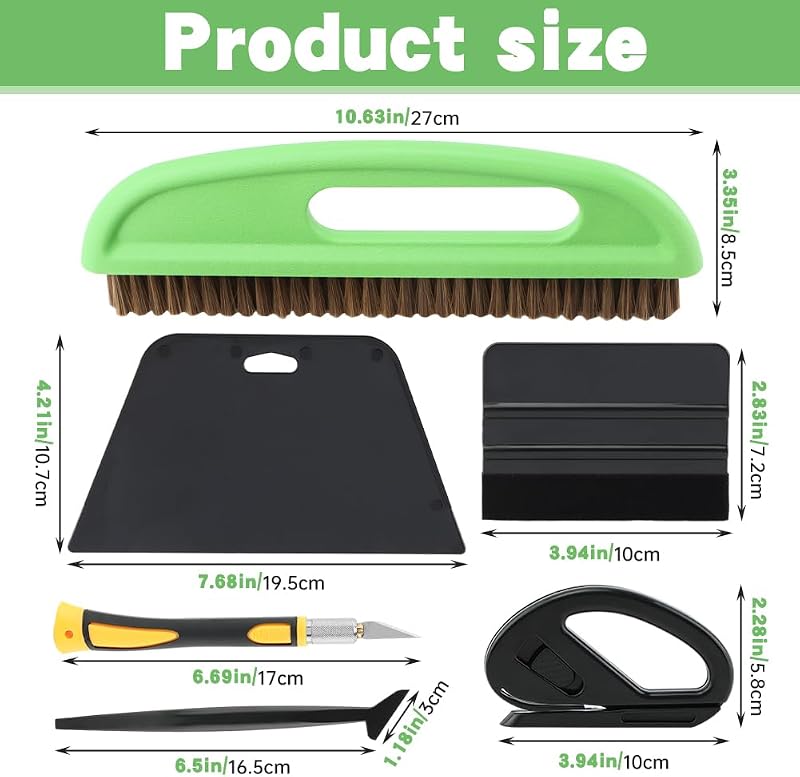 Kit 26 herramientas para papel tapiz con espátula fieltro y cepillo