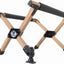 Soporte enfriador plegable aluminio madera roble ajustable