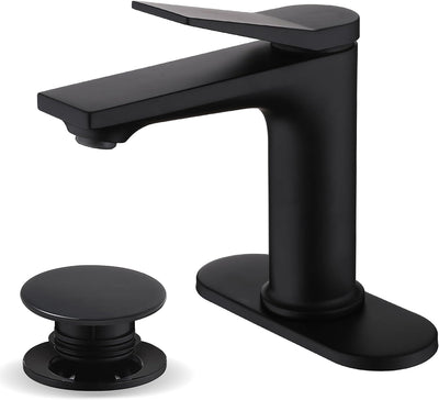 Grifo baño un solo agujero desagüe desplegable