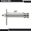 Pasador remolque acero inox 5/8" comp 2-2.5" 1 Pza