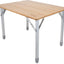 Mesa camping plegable bambú aluminio 25x20pulg