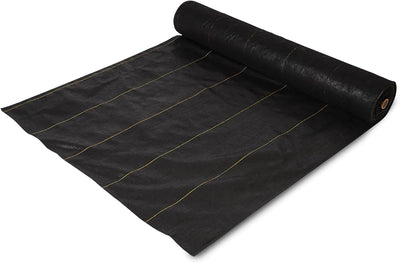 Cubierta suelo barrera malas hierbas 4x300ft negro 6 Pzas
