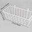 Estante colgante rejilla metal blanco set 2