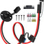 Cable extensión enchufe SAE 10AWG 2ft con fusible 10-30A