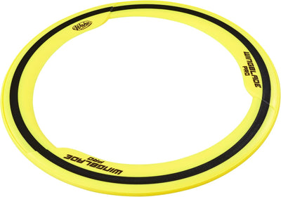Disco frisbee aerodinámico goma suave 13pulg amarillo