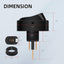 Interruptor palanca 12V 30A con luz LED para auto RV barco