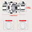 Junta U cromada universal 3/4 DD 35° 83mm