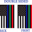 Bandera EE.UU. 12x18pulg jardín doble cara