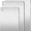 3 Pzas Tabla Cortar Acero Inox 304 Doble Cara