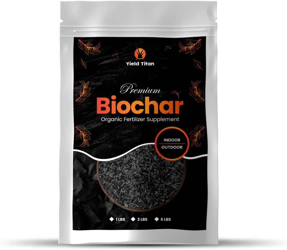 Suplemento fertilizante orgánico Biochar para plantas