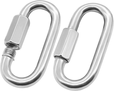 Enlace D acero inox 304 para mascotas y viaje
