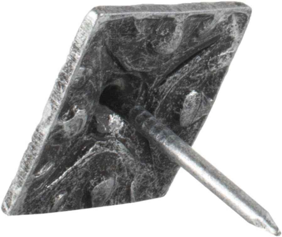 Clavos tapicería 5/8pulg x 5/8pulg 25 pzas peltre