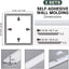 Kit moldeo pared 18x20pulg autoadhesivo 3 Pzas