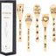 Set 5 cucharas madera grabadas decoración cocina regalo mamá