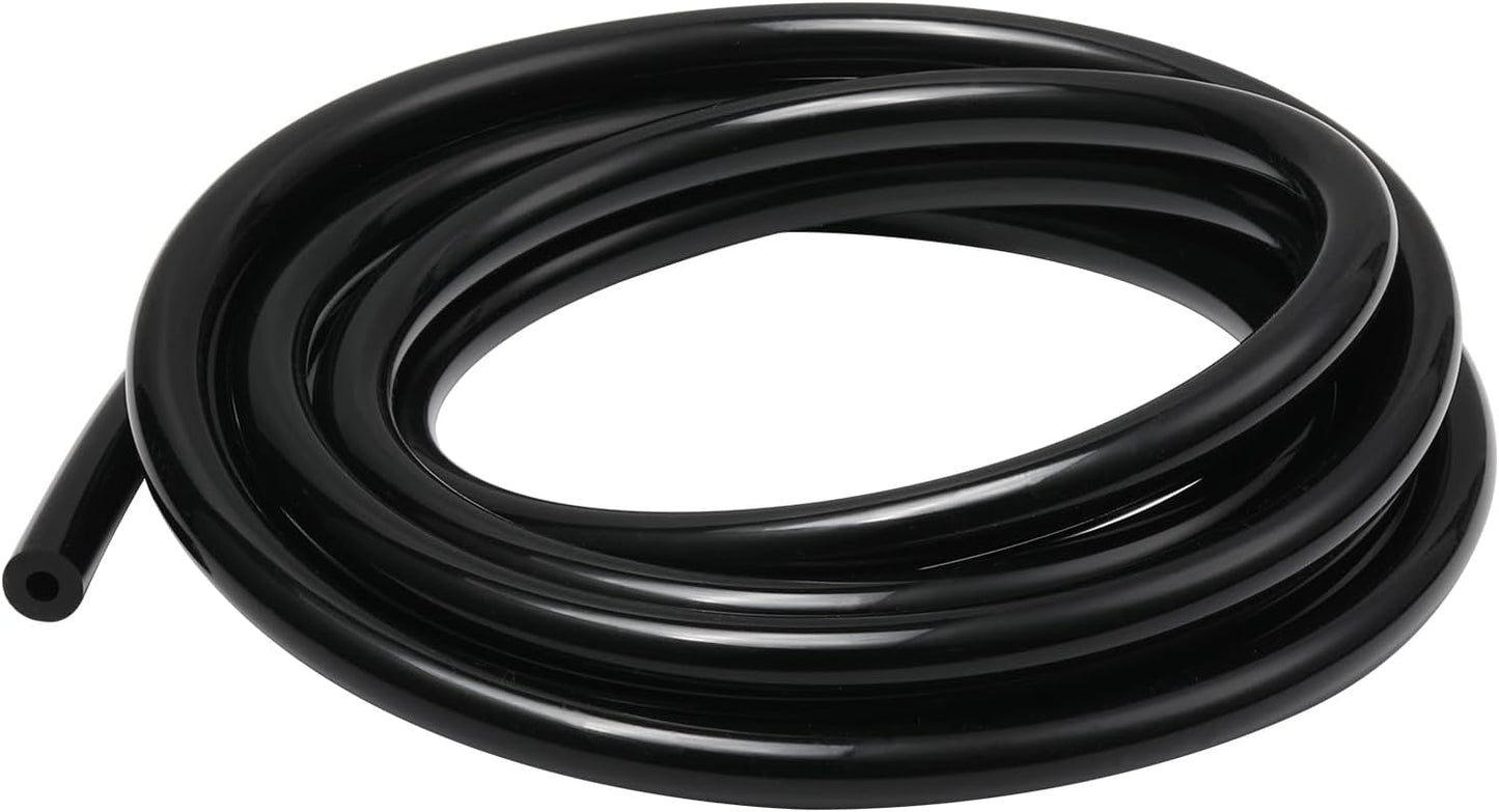 Manguera vacío silicona 5/16" 5ft negra 130PSI