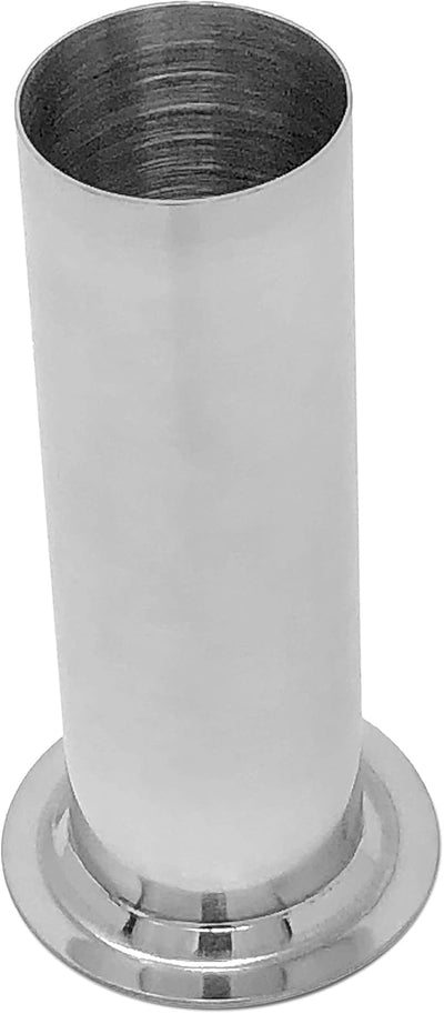 Tubo llenado bolsas carne 2pulg acero inox #12