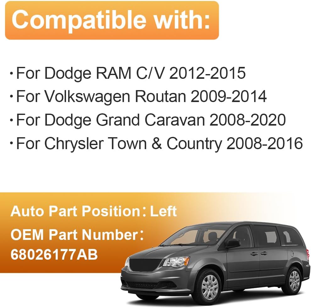 Espejo calefactable Dodge Grand Caravan 08-20 Chrysler Town Country 08-16