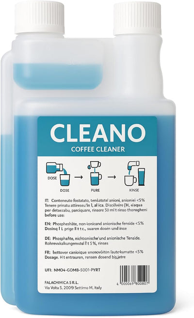 Limpiador espumador de leche alcalino para máquinas de café con accesorios
