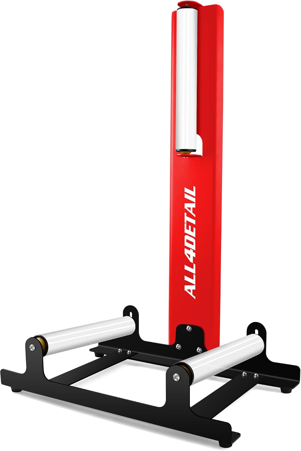Soporte limpieza ruedas 360° revestimiento cerámico rojo