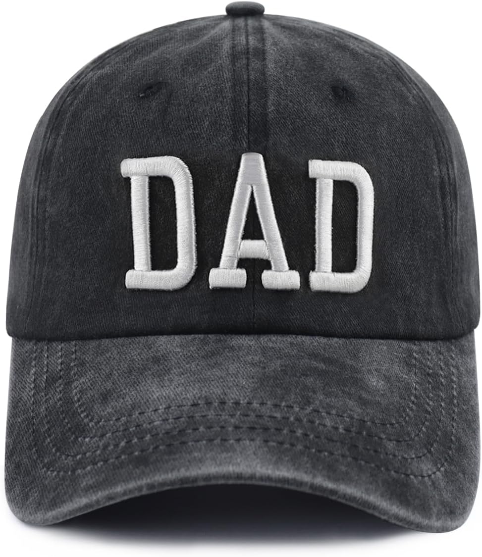 Gorro béisbol ajustable algodón mamá papá bordado 3D