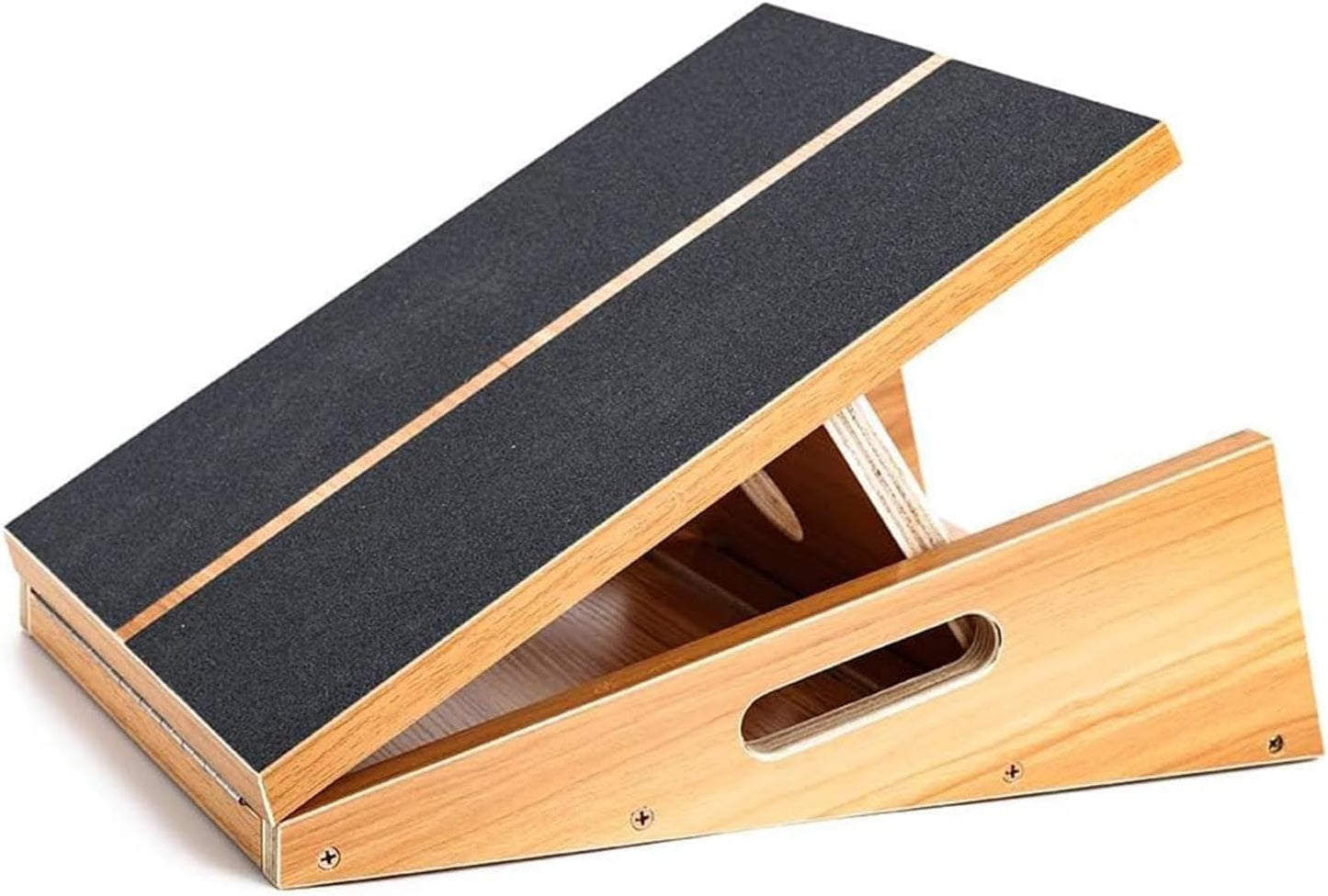 Tabla madera ajustable estirador pantorrillas
