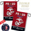 Bandera Cuerpo de Marines USMC 13x1 para patio