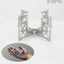 Mini estufa alcohol soporte acero inox para mochilero
