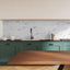 40 Pzas Azulejos PVC Blanco Mármol 2x8pulg