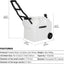 Contenedor agua 7.4gal con ruedas espita para acampar sin