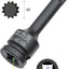Adaptador enchufe métrico xzn 3 pulg acero cr-mo negro