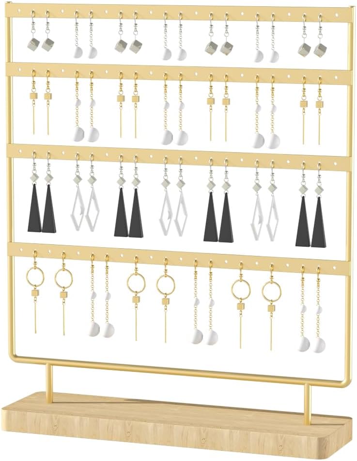 Soporte aretes perforados y de aro colgador