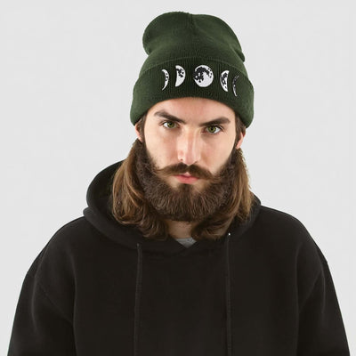 Gorro gótico con cráneo para invierno hombres y mujeres