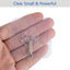 20 Ganchos Adhesivos Transparentes Removibles para Cocina Baño