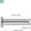 10 Pzas Pin Horquilla M6x30mm Acero Inox 304
