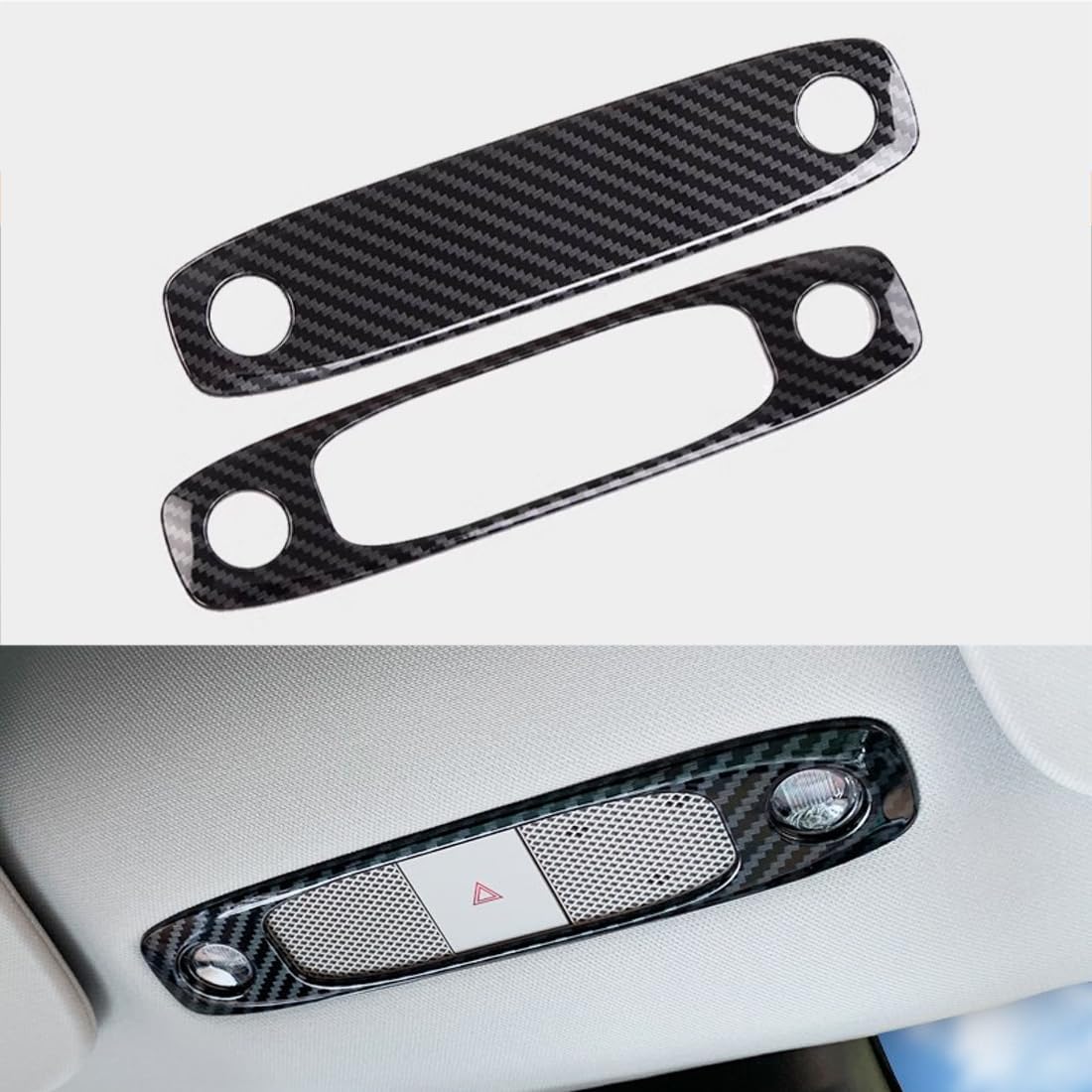 Cubierta luces lectura compat Tesla Modelo 3 2 Pzas