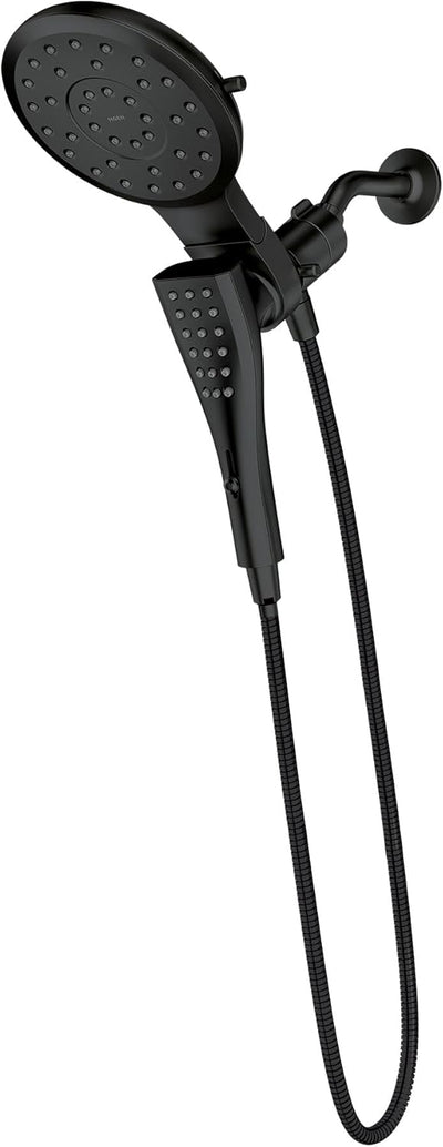 Cabezal ducha redondo Infiniti 60pulg negro mate