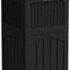 Bote basura 33gal resina impermeable terraza negro
