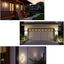 Farol pared exterior aluminio antioxidante rectangular 2