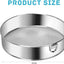 Tamiz harina acero inox 8pulg 60malla fina