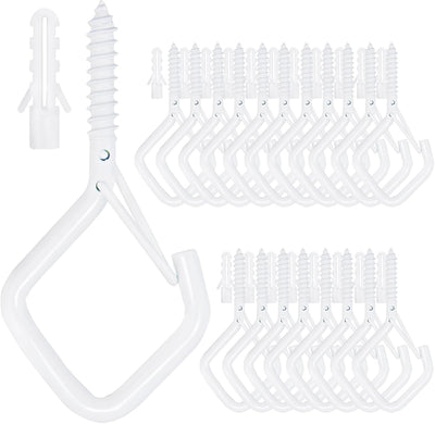 20 Ganchos Metal Hebilla Seguridad para Plantas Tazas Campanillas
