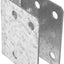 4 Soportes U Acero Galvanizado para Madera 2x6 y 2x8