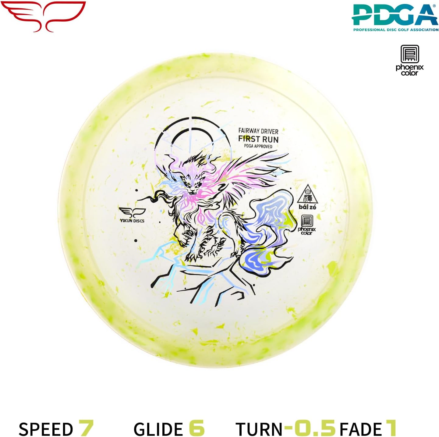 Disco PDGA Fairway Driver 6.00-6.21oz para competición