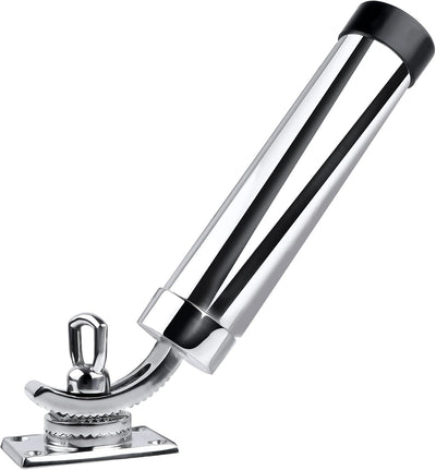 Soporte para cañas pesca acero inox ajustable 360 grados