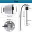 Medidor combustible marino 6" acero inox digital