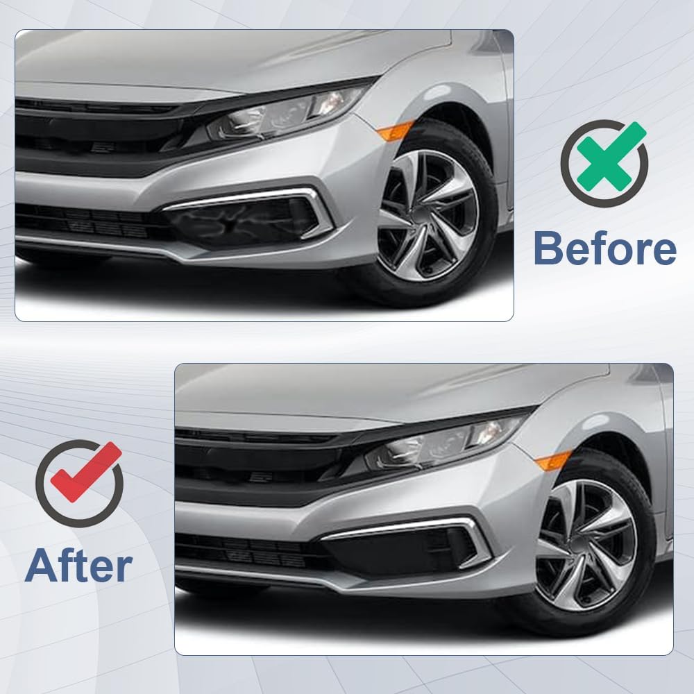 Cubiertas bisel faro antiniebla Honda Civic 2019-21