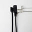 Cable extensión tela 9ft 3 salidas polarizadas enchufe recto negro